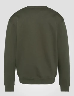 Sweatshirt kaki à col rond - KAKI