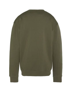 Sweatshirt kaki à col rond - KAKI
