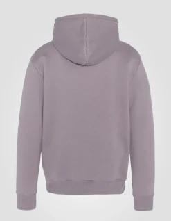 Sweatshirt lilas à capuche en molleton épais - LILAS