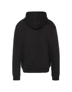 Sweatshirt noir à capuche imprimé « BORN IN N.Y. » - NOIR