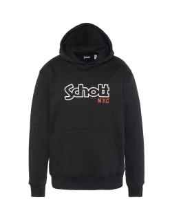 Sweatshirt noir à capuche imprimé enfant - NOIR