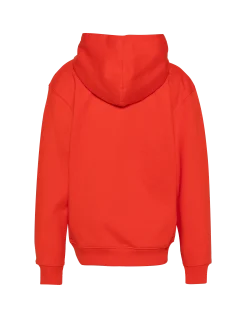 Sweatshirt orange à capuche imprimé Schott Official enfant - ORANGE