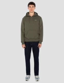 Sweatshirt sage kaki à capuche en molleton épais - SAGE KAKI