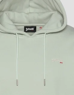 Sweatshirt sage pastel à capuche en molleton épais - SAGE PASTEL
