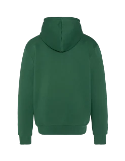 Sweatshirt vert à capuche en molleton épais - VERT