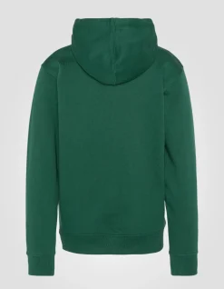 Sweatshirt vert à capuche imprimé - VERT
