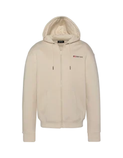 Sweatshirt zippé à capuche sable - SABLE