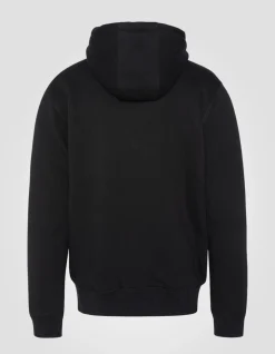 Sweatshirt zippé noir à capuche - NOIR