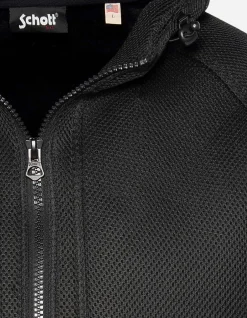 Sweatshirt zippé noir à capuche - NOIR