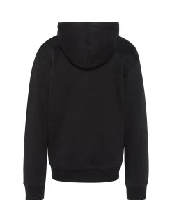 Sweatshirt zippé noir à capuche enfant - NOIR