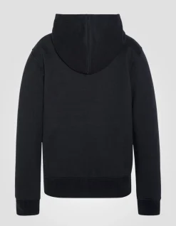 Sweatshirt zippé noir enfant - NOIR