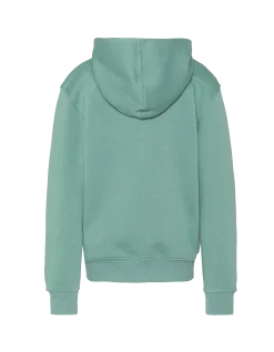 Sweatshirt zippé vert clair à capuche enfant - VERT CLAIR
