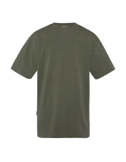 T-shirt army badgé kaki, effet vintage - KAKI