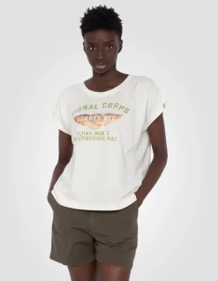 T-shirt army blanc - BLANC CASSÉ
