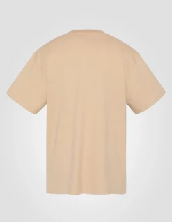 T-shirt beige à manches courtes - BEIGE
