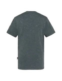 T-shirt biker anthracite, effet flammé - ANTHRACITE