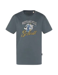 T-shirt biker cartoon anthracite - ANTHRACITE