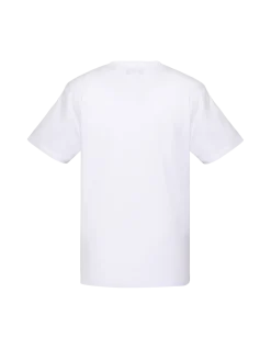 T-shirt blanc imprimé logo moto vintage - BLANC