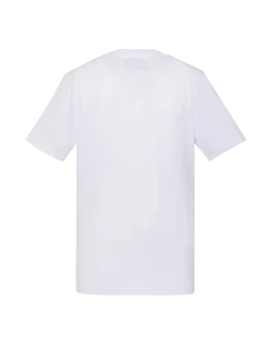 T-shirt blanc imprimé logo vintage - BLANC