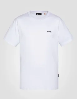 T-shirt blanc à manches courtes - BLANC