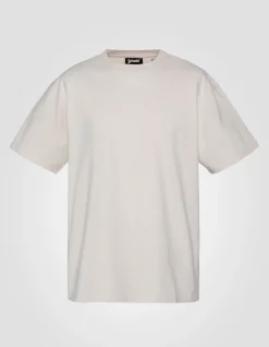 T-shirt blanc à manches courtes - BLANC CASSÉ