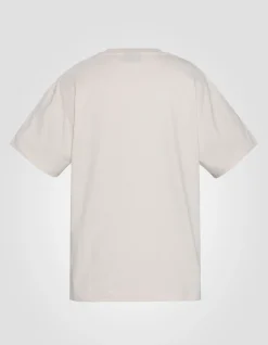 T-shirt blanc à manches courtes - BLANC CASSÉ
