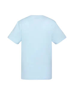 T-shirt bleu ciel imprimé logo moto vintage - BLEU CIEL