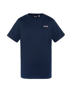 T-shirt bleu marine brodé enfant - MARINE