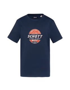 T-shirt bleu marine imprimé enfant - MARINE
