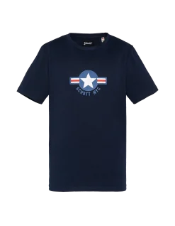 T-shirt bleu marine imprimé enfant - MARINE