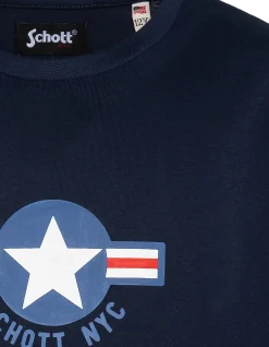 T-shirt bleu marine imprimé enfant - MARINE