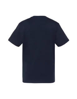 T-shirt bleu marine imprimé Schott Official vintage - MARINE
