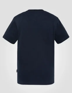 T-shirt bleu marine à manches courtes - MARINE