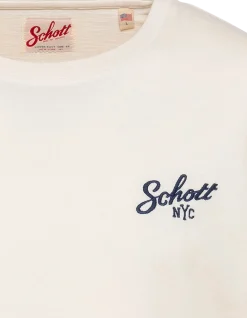T-shirt city district blanc - BLANC CASSÉ