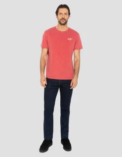 T-shirt city district rouge - ROUGE