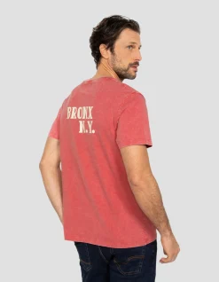 T-shirt city district rouge - ROUGE