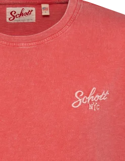 T-shirt city district rouge - ROUGE