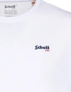 T-shirt col rond blanc - BLANC