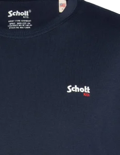 T-shirt col rond bleu marine - MARINE