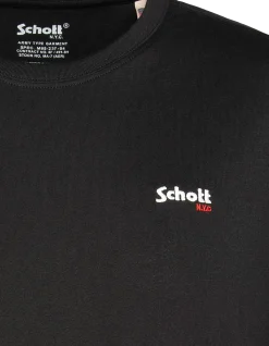T-shirt col rond noir - NOIR