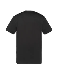 T-shirt col V noir - NOIR