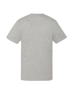 T-shirt gris chiné imprimé Schott Motorcycles - GRIS CHINÉ