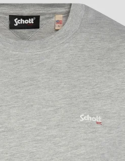T-shirt gris chiné à manches courtes - GRIS CHINÉ