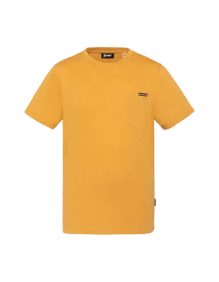 T-shirt jaune effet flammé - JAUNE