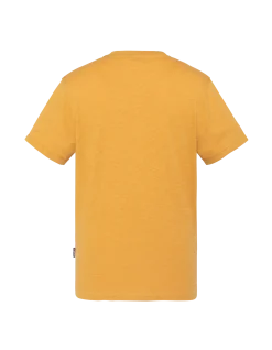 T-shirt jaune effet flammé - JAUNE