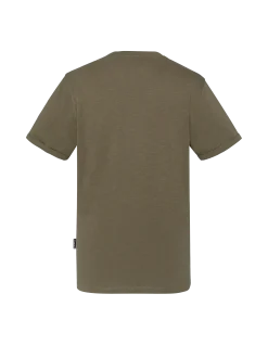 T-shirt kaki effet flammé - KAKI