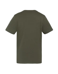 T-shirt kaki imprimé U.S.N. - KAKI