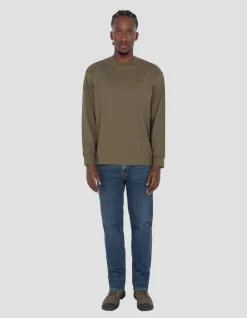 T-shirt kaki à manches longues - KAKI