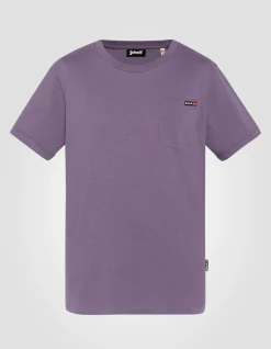 T-shirt lilas effet flammé - LILAS