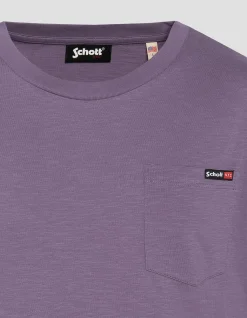 T-shirt lilas effet flammé - LILAS